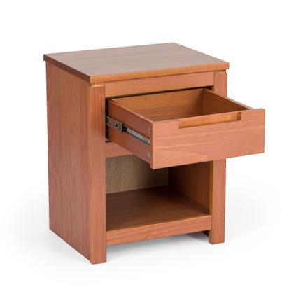 Imagem de Mesa de Cabeceira 1 Gaveta 1 Nicho Madeira Maciça Madma