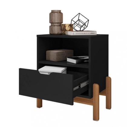 Imagem de Mesa de Cabeceira 1 Gaveta Antares Casa D