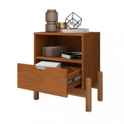 Imagem de Mesa de Cabeceira 1 Gaveta Antares Casa D