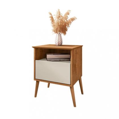 Imagem de Mesa de Cabeceira 1 Gaveta Cancun Bechara