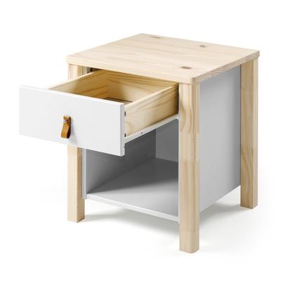 Imagem de Mesa de Cabeceira 1 Gaveta Íris CabeCasa MadeiraOriginals