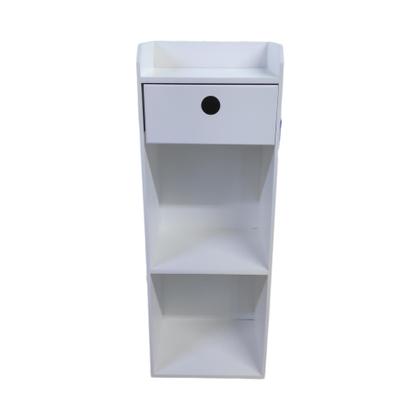 Imagem de Mesa De Cabeceira 1 Gavetas E Prateleira P/ Apartamento Apto compacto, pequeno, slim