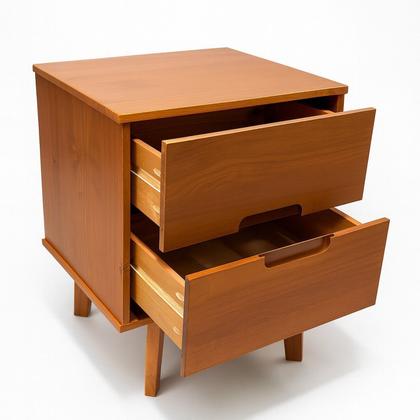 Imagem de Mesa de Cabeceira 2 Gavetas 59,7x50cm Alana