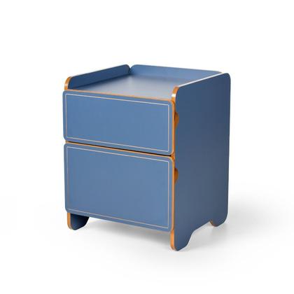 Imagem de Mesa de Cabeceira 2 Gavetas - Cindy C 45cm x P 45cm x A 58cm