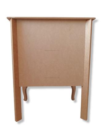 Imagem de Mesa De Cabeceira 2 Gavetas Criado Quarto Decoração Mdf