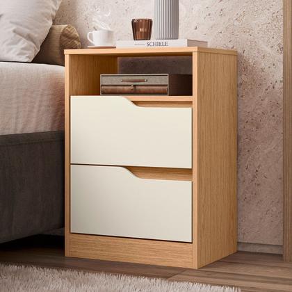 Imagem de Mesa de Cabeceira 2 Gavetas Sara Flex