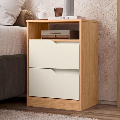 Imagem de Mesa de Cabeceira 2 Gavetas Sara Flex