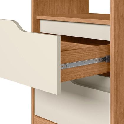 Imagem de Mesa de Cabeceira 2 Gavetas Sara Freijó Off White