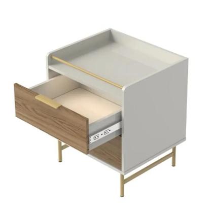 Imagem de Mesa de Cabeceira 2 Gavetas Yves Freijó e Off White