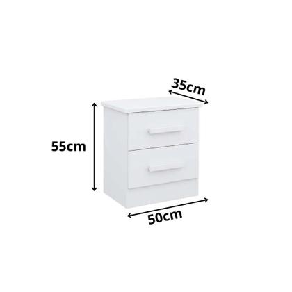 Imagem de Mesa de Cabeceira 2 Portas New Athos - D Doro