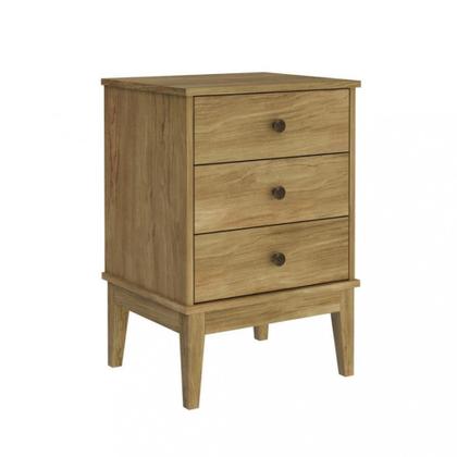 Imagem de Mesa de Cabeceira 3 Gaveta Colonial Movelbento