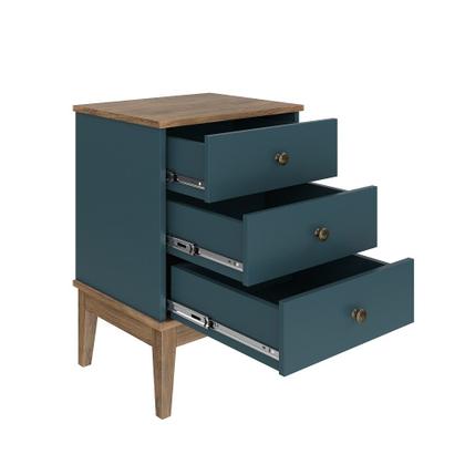 Imagem de Mesa de Cabeceira 3 Gaveta Colonial Movelbento