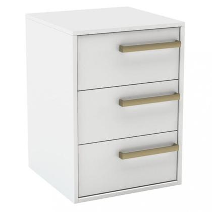 Imagem de Mesa de Cabeceira 3 Gavetas 100 MDF Originale Belmax