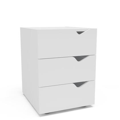 Imagem de Mesa de Cabeceira 3 Gavetas 54cm X 40cm Porto