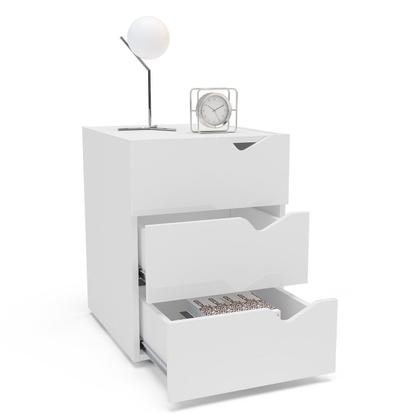 Imagem de Mesa de Cabeceira 3 Gavetas 54cm X 40cm Porto