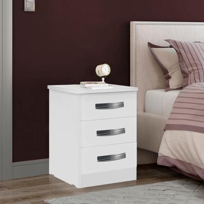 Imagem de Mesa De Cabeceira - 3 Gavetas (Corrediça Telescópica)