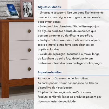 Imagem de Mesa de Cabeceira 3 Gavetas Maggiore New