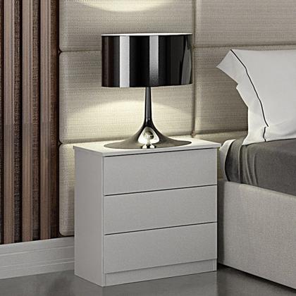 Imagem de Mesa de Cabeceira 3 Gavetas Móveis Valverde