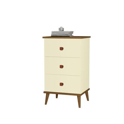 Imagem de Mesa de Cabeceira 3 Gavetas Ravi