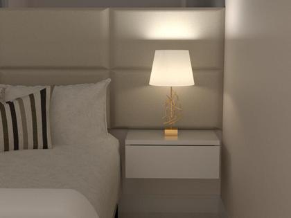 Imagem de Mesa de Cabeceira 30cm MDF com gaveta