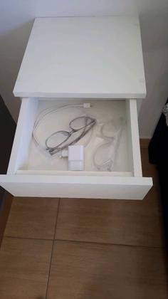 Imagem de Mesa de Cabeceira 30cm MDF com gaveta