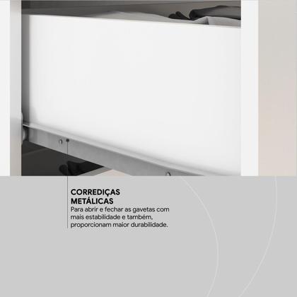 Imagem de Mesa de Cabeceira 4 Gavetas Presence