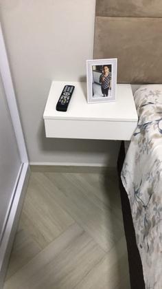 Imagem de Mesa de Cabeceira 40cm MDF com gaveta