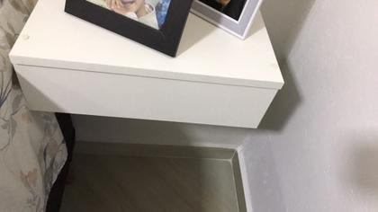 Imagem de Mesa de Cabeceira 40cm MDF com gaveta