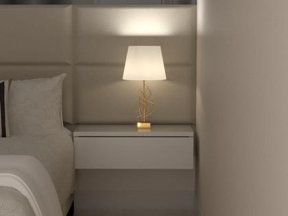 Imagem de Mesa de Cabeceira 40cm MDF com gaveta