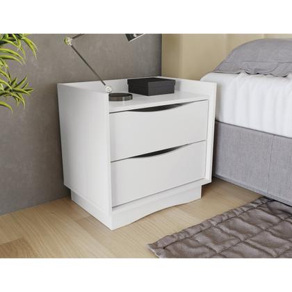 Imagem de Mesa de Cabeceira 52cm X 54cm 2 Gavetas