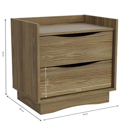 Imagem de Mesa de cabeceira 54cm com 2 Gavetas M261 Kappesberg