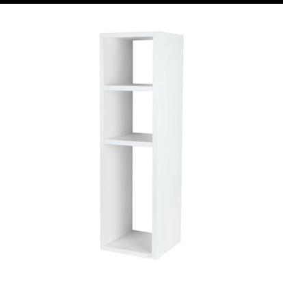 Imagem de Mesa De Cabeceira 60x30x15 Pequena  Branco Quarto Sala