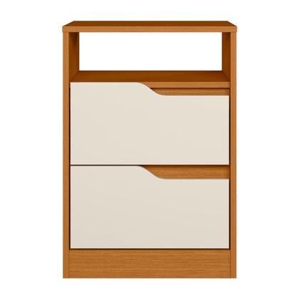 Imagem de Mesa de cabeceira albatroz sole cinamomo/off white