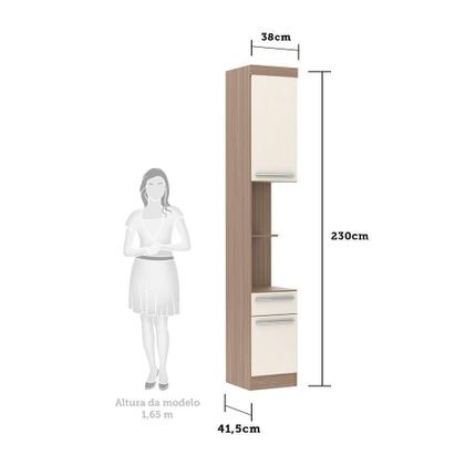Imagem de Mesa De Cabeceira Alto Modulado 1 Gaveta Direito Ou Esquerdo