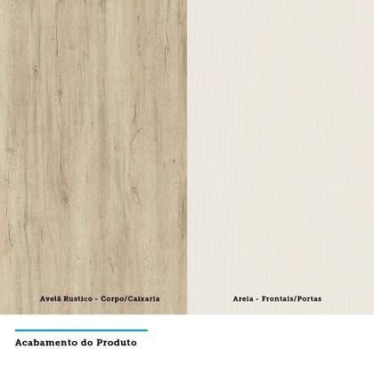 Imagem de Mesa de Cabeceira Alto Modulado 2 Portas 1 Gaveta Direito ou Esquerdo Luciane Móveis