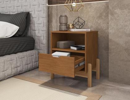 Imagem de Mesa de Cabeceira Antares Cedro - Casa D