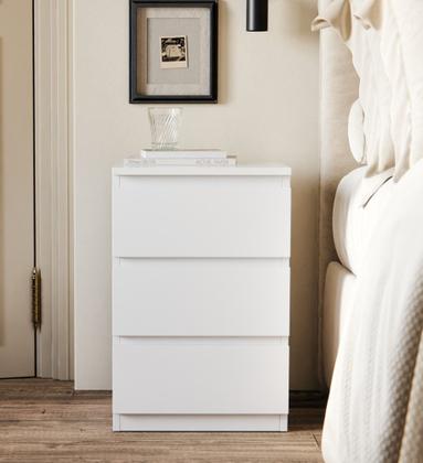 Imagem de Mesa de Cabeceira Belize com 3 Gavetas - Cores