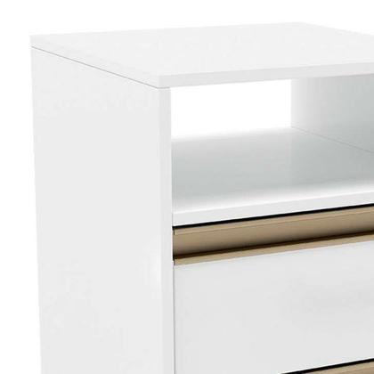 Mesa de Cabeceira Boise 2 GV Branca - Mobly Imagem de Mesa de Cabeceira Boise 2 GV Branca