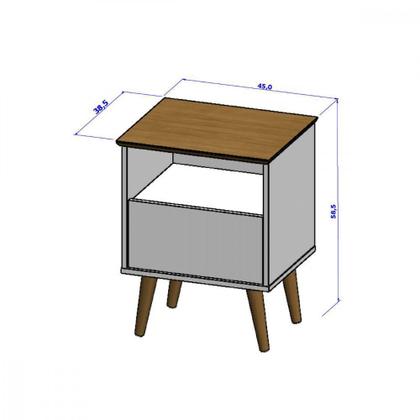 Imagem de Mesa De Cabeceira Cancun Cinamomo Bechara