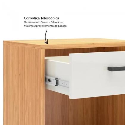 Imagem de Mesa de Cabeceira com 1 Gaveta 100% MDF