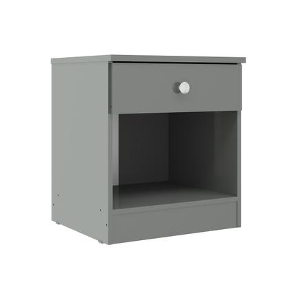 Imagem de Mesa de Cabeceira com 1 Gaveta 40x45cm London Cinza 6500