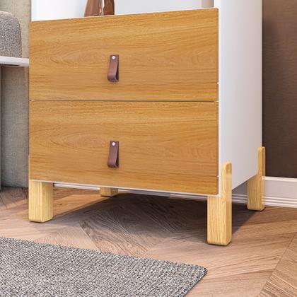 Imagem de Mesa de Cabeceira com 1 Nicho e 2 Gavetas Domus Yescasa