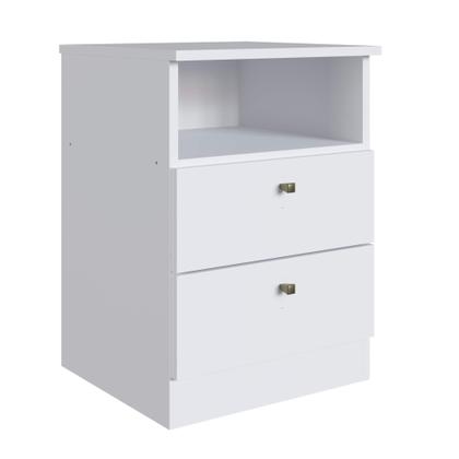 Imagem de Mesa de Cabeceira com 2 Gavetas 39,8cm 0187 Irlanda Genialflex