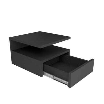 Imagem de Mesa De Cabeceira Com Gaveta Suspensa Slim Quarto Mdf