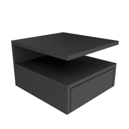 Imagem de Mesa De Cabeceira Com Gaveta Suspensa Slim Quarto Mdf