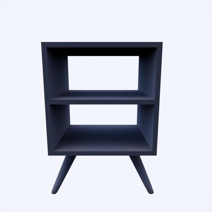 Imagem de Mesa de Cabeceira com Pés Mesinha Madeira Criado Quarto Nicho