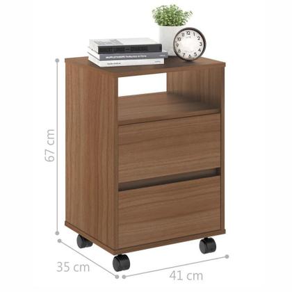 Imagem de Mesa de Cabeceira com Rodízios Nadi Montana