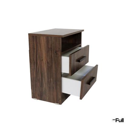 Imagem de Mesa de Cabeceira Criado Compacto Quarto Cama Rústico