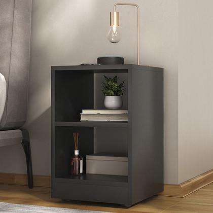 Imagem de Mesa de Cabeceira Criado Decore Compacto com Rodízios 