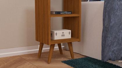 Imagem de Mesa De Cabeceira Criado Retro Cama Quarto Suite Cor Branca